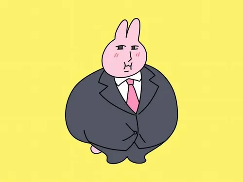 Meme hài thỏ hồng troll nhẹ kiểu “kệ đi”