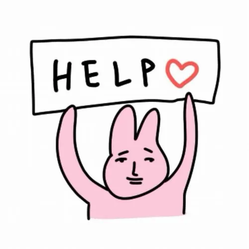 Hình troll thỏ hồng giơ bảng có chữ “hình này hot”