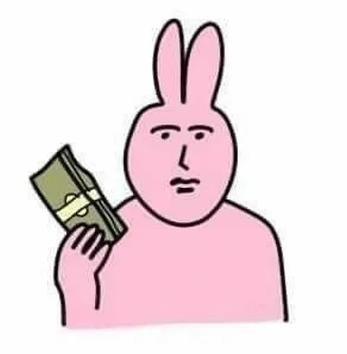 Hình chế thỏ người biểu cảm “ngầu lòi” cực mặn