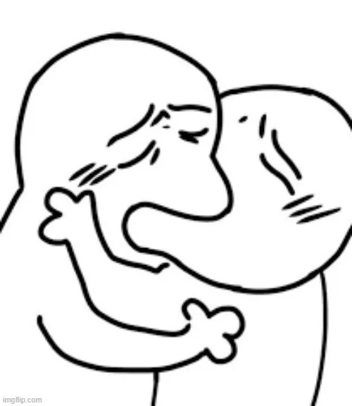 Meme hôn cực ngộ nghĩnh – biểu cảm khiến tim tan chảy