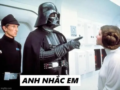 3 Meme anh nhắc em nhấn mạnh kiểu trách yêu nhẹ.