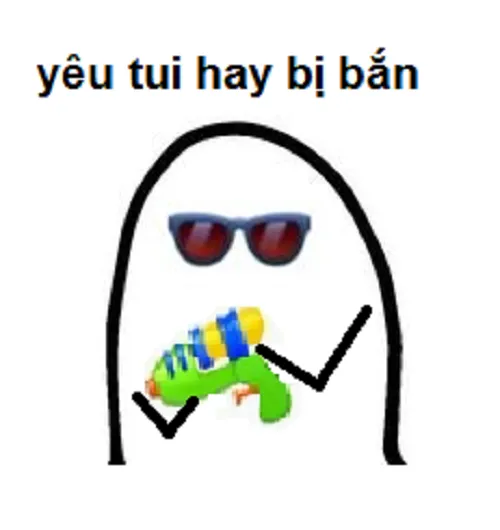 Ảnh chế vui súng MP5 và nụ cười troll nhẹ