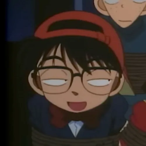 Meme chế Kogoro giả vờ thông minh bất lực