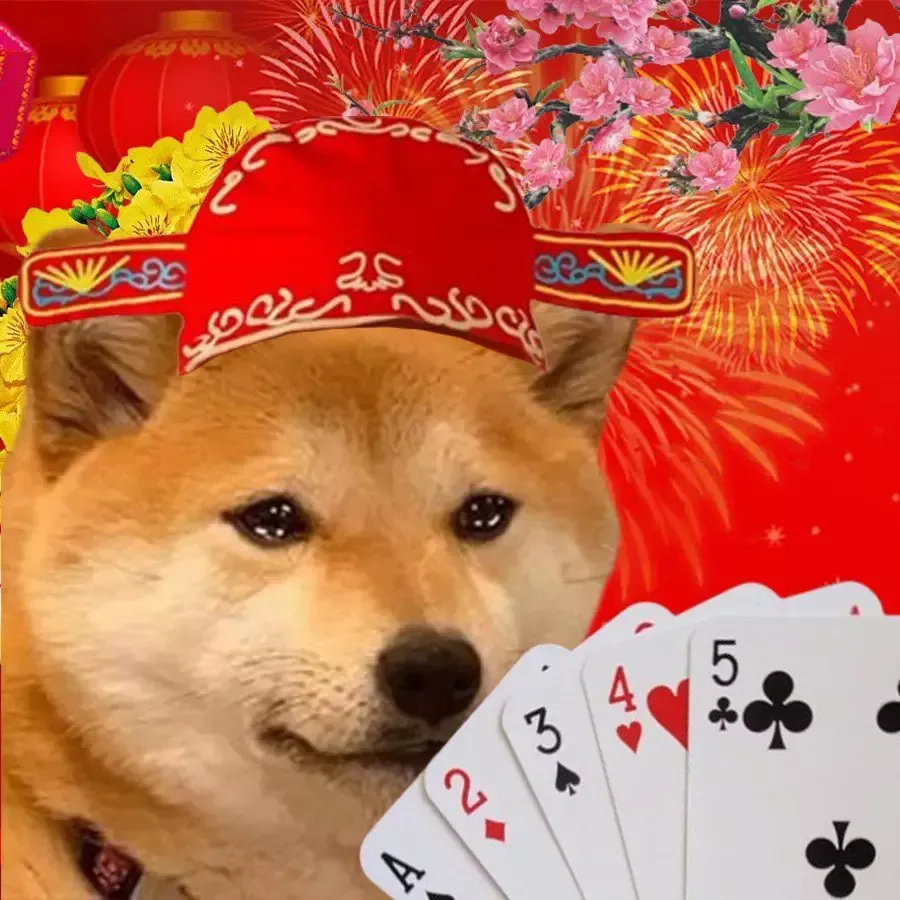 1 Ảnh chế chơi bài: thua liền tay vẫn giữ poker face