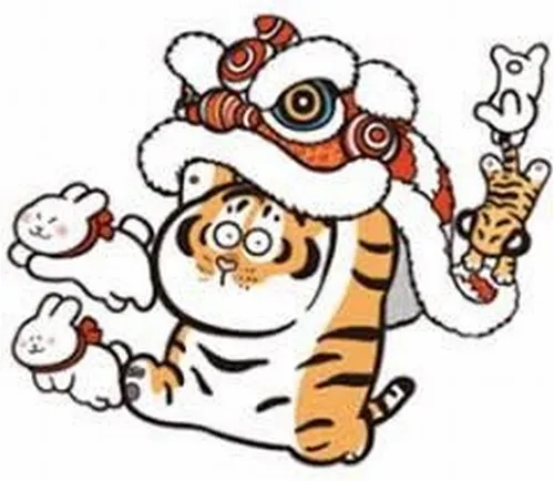 Meme hổ mập “nửa tỉnh nửa mê” trông như say