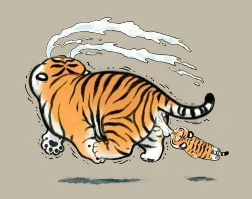 Meme hài hổ ú nu, body y như trái bóng