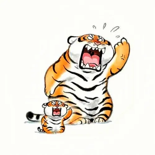 Hình chế hổ mập mạp, ánh mắt vẫn ngầu nhẹ