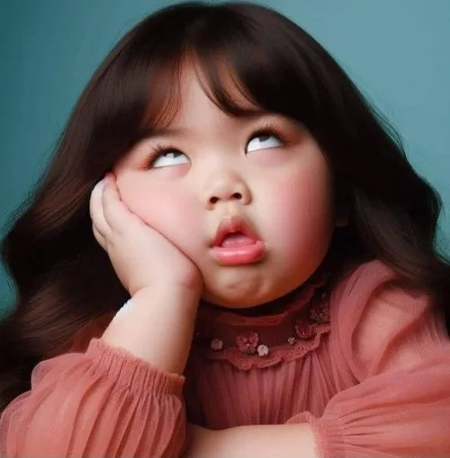 Meme dỗi bé nhỏ với caption kiểu Hàn