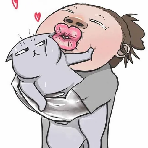 Hình troll hôn kiểu troll crush siêu ngọt