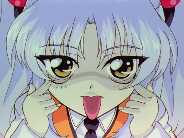 Meme lêu lêu anime bá đạo mô tả pha phản ứng cực lầy lội