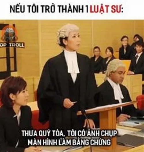 Meme chế phiên xử gay gắt nhưng cực kỳ vui