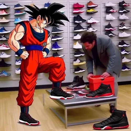 26 Hình chế Songoku khoe áo mới do Bulma tặng