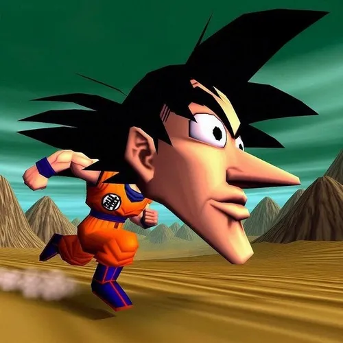 59 Hình chế Songoku bay trên mây Kinto-un giữa trời hoàng hôn