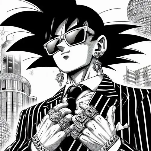 6 Hình troll Songoku nhìn Vegeta với ánh mắt bất lực