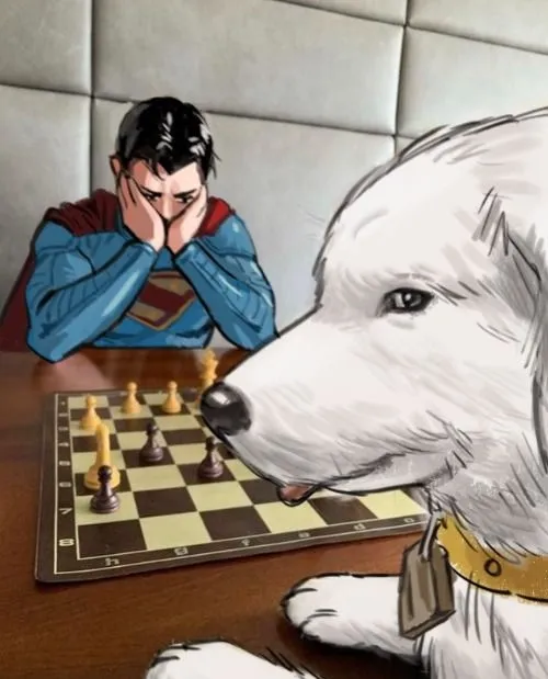 Ảnh chế Superman tập gym nhưng gãy tạ.