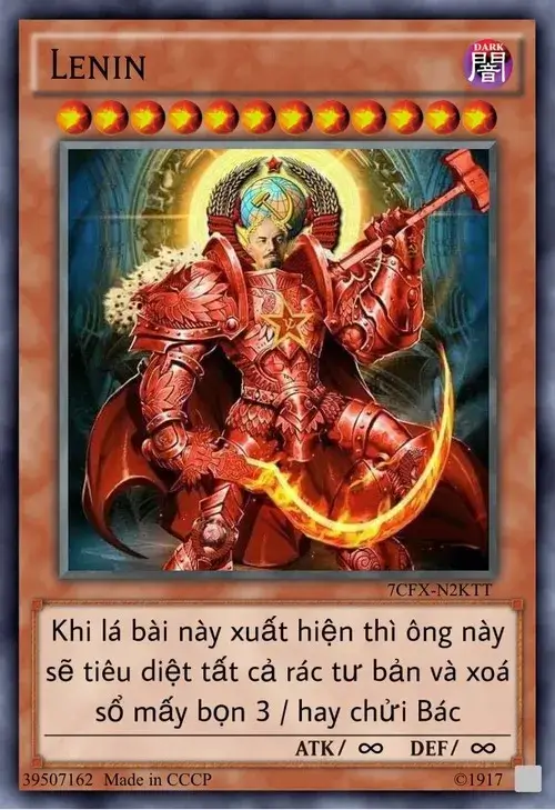 Meme thẻ bài Lenin triệu hồi drama