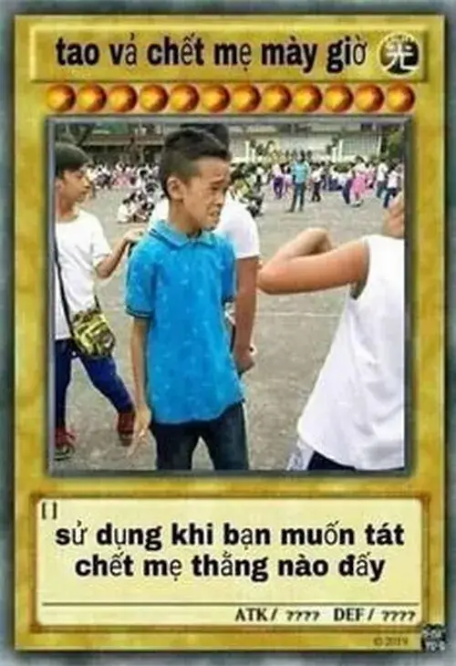 52 Hình vui thẻ bài tao vả chết mẹ mày giờ