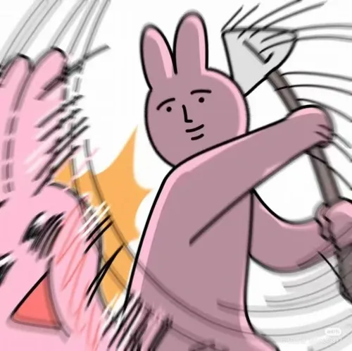 Khoảnh khắc thỏ hồng khiến dân mạng cười mà thấm