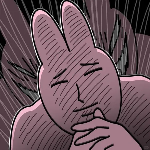 Hình chế vui thỏ người với dáng vẻ ngạo nghễ