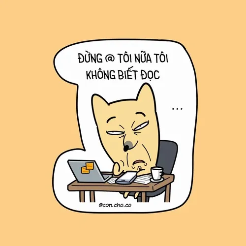 Meme nhân viên giả vờ bận né sếp