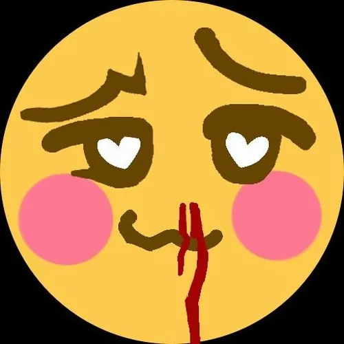 9 Hình emoji troll xịt máu cam vì mê trai quá mức