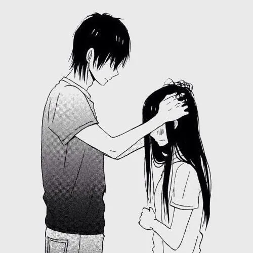 Meme xoa đầu thể hiện tình cảm bạn bè gần gũi thân mật.