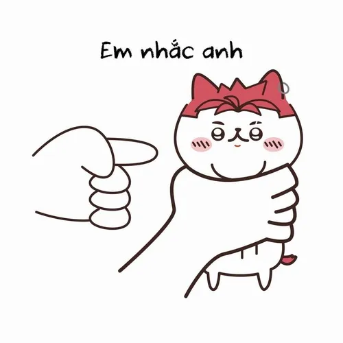 29 Meme chế anh nhắc em biến thể hoạt hình cực dễ thương.