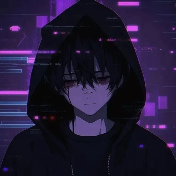 Hình đại diện nhân vật manga buồn lặng