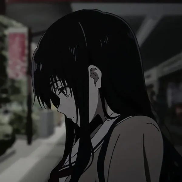 Ảnh hiển thị anime buồn mang cảm xúc thật