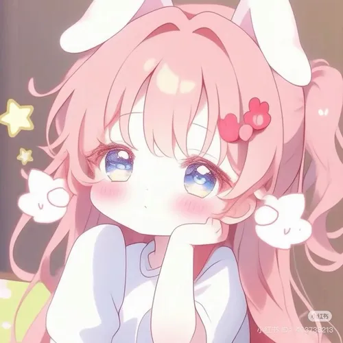 Avatar anime nữ cute với tông pastel nhẹ giúp hồ sơ cá nhân trở nên trong trẻo hơn.