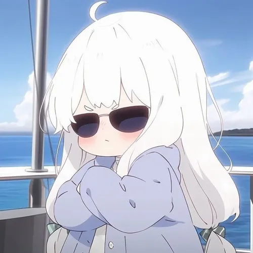 Ảnh avatar anime nữ cute với gương mặt dễ thương và mắt to