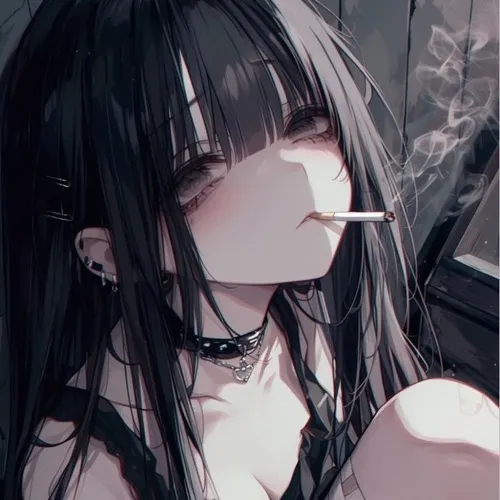 Ảnh profile anime nữ lạnh, bố cục trung tâm rõ nét