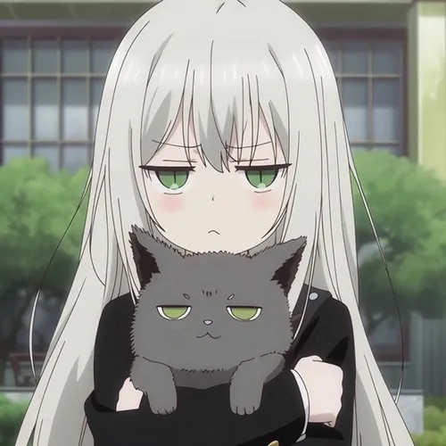 Ảnh avatar Facebook anime cô gái ánh sáng mờ u tối