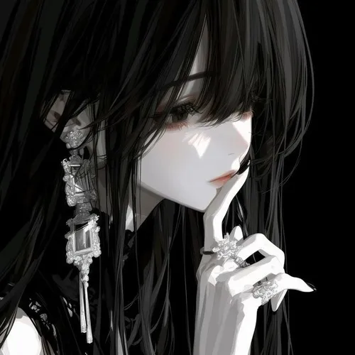 Ảnh cá nhân anime nữ chiến binh, ánh sáng phản viền