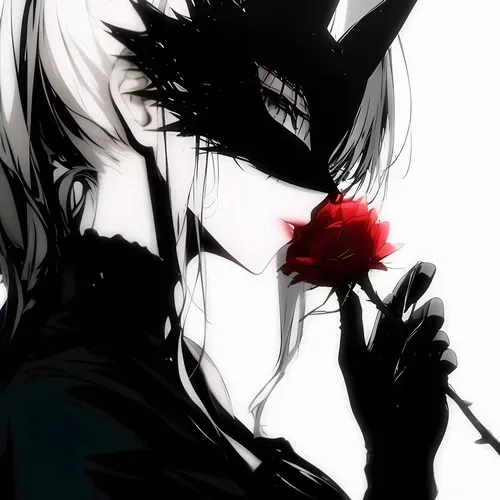 Ảnh profile Threads anime nữ ánh sáng lạnh viền mảnh