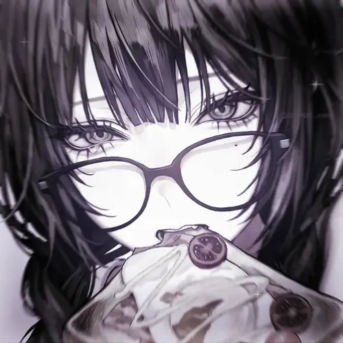 Ảnh hiển thị anime nữ ánh sáng ngược, viền kim loại