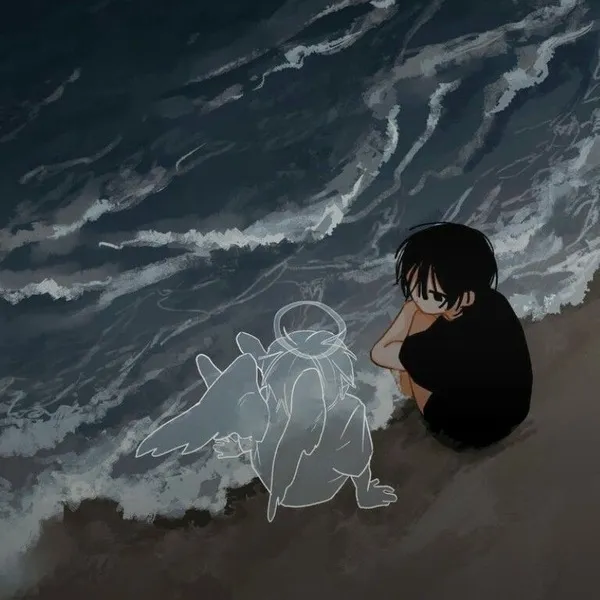 Ảnh đại diện cô đơn giữa màn mưa đêm