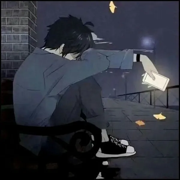 Hình profile cô đơn, nhìn mưa rất nghệ