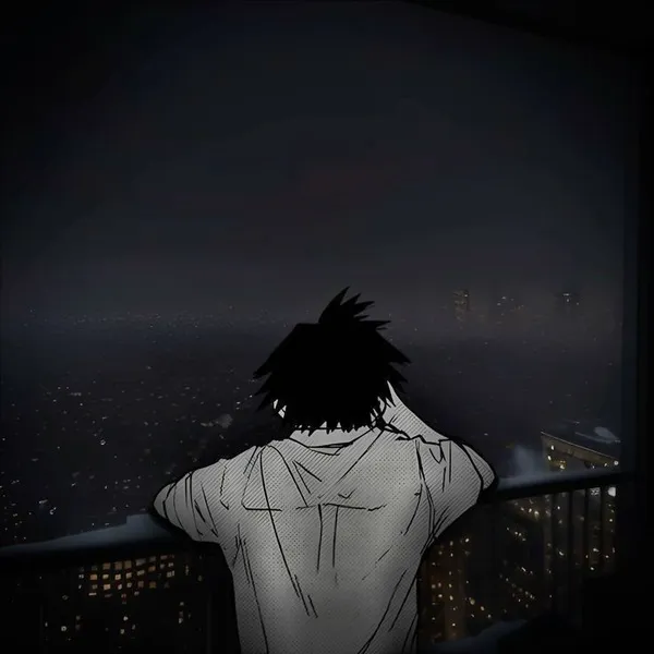 Ảnh avatar cô đơn, tone đen trắng cổ điển