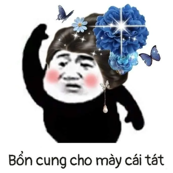 Meme chế gương mặt chê bai rõ nét