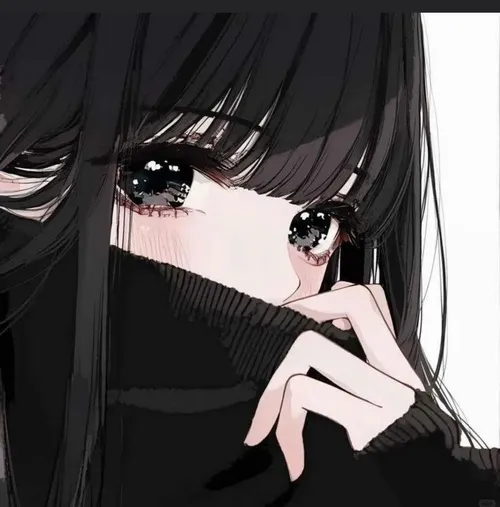 Ảnh avatar Facebook anime nữ trong nền khói xám