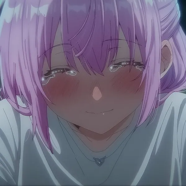 Ảnh trang cá nhân cô gái buồn nhẹ, vibe lam ánh sáng pastel anime