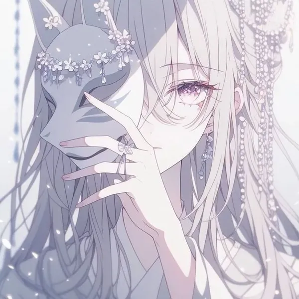 Ảnh avatar cô ấy khóc, môi run run