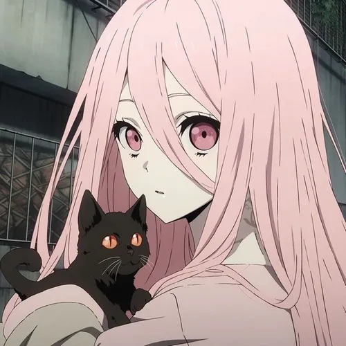 Hình đại diện anime mang tóc bay nhẹ tạo cảm giác tươi