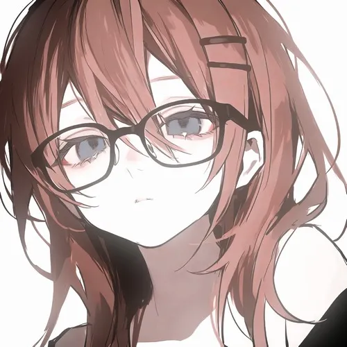 Ảnh trang cá nhân anime nữ cute điểm nền trong bố cục pastel