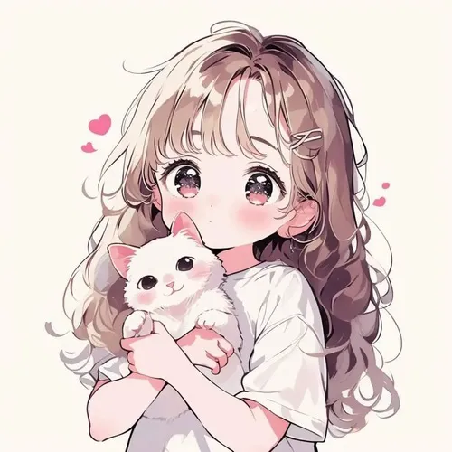 Hình đại diện anime hòa màu tóc và độ tương phản nhẹ