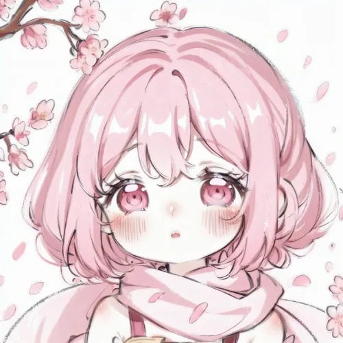 Ảnh chân dung anime hiện nét line mềm mềm mại nữ tính