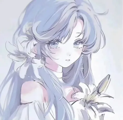 Ảnh profile Threads anime nữ cute nhấn độ trong trẻo ánh nhìn