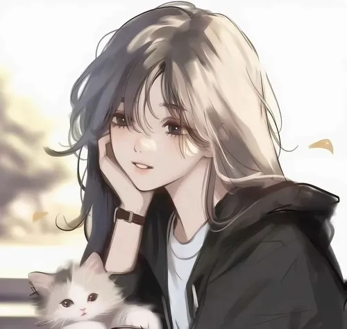 Ảnh profile anime nữ cute với màu pastel mềm nhẹ