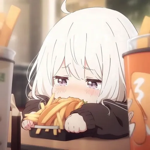 Ảnh avatar anime nữ cute được ánh sáng trong tổng thể cảm xúc nâng